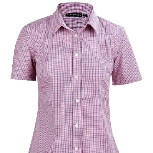 Picture of Winning Spirit, Ladies Mini Gingham S/S Shirt